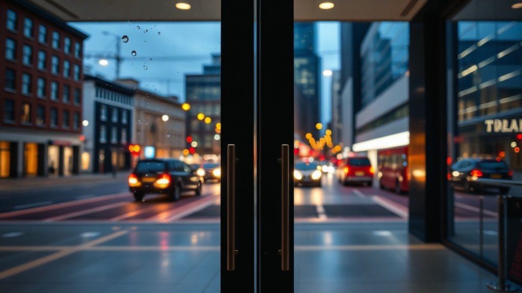 Glass Doors Queen Mary's Place