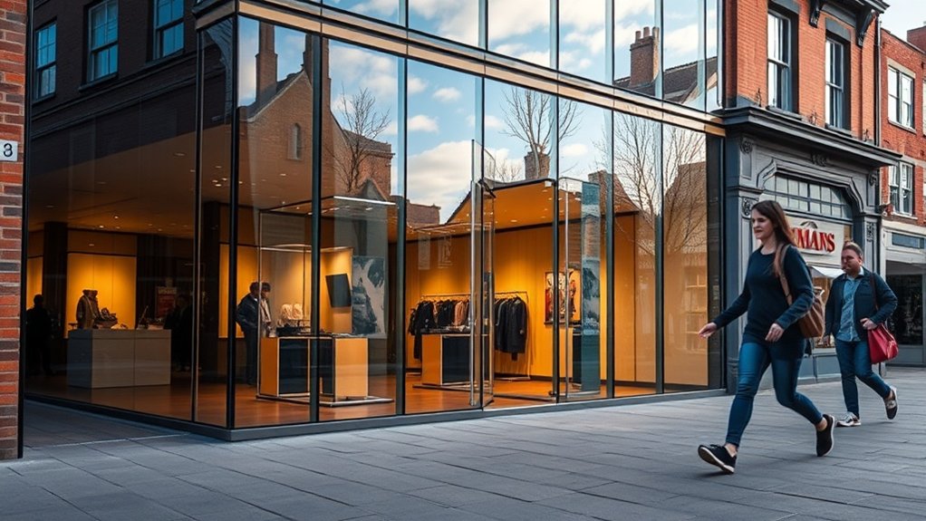 Shop Front Glazing Queen Mary's Place
