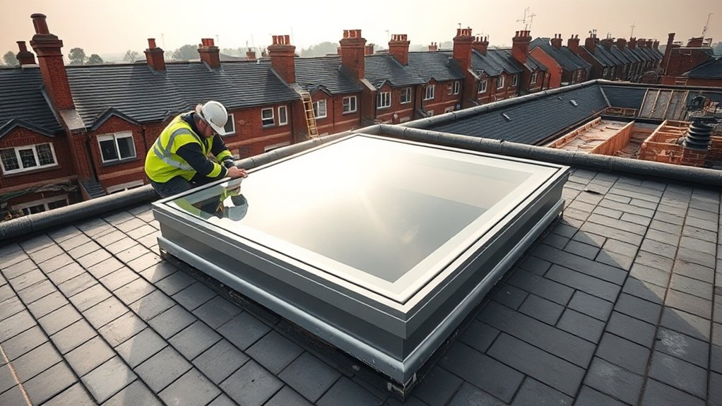 Skylight Installation Queen Mary's Place