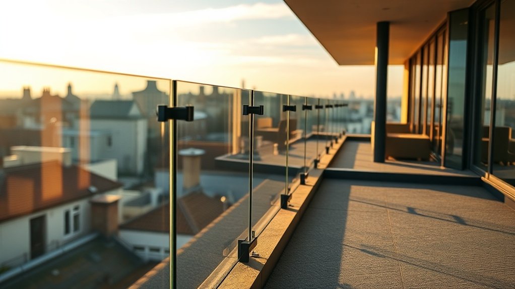 Terrace Glass Balustrades Roehampton